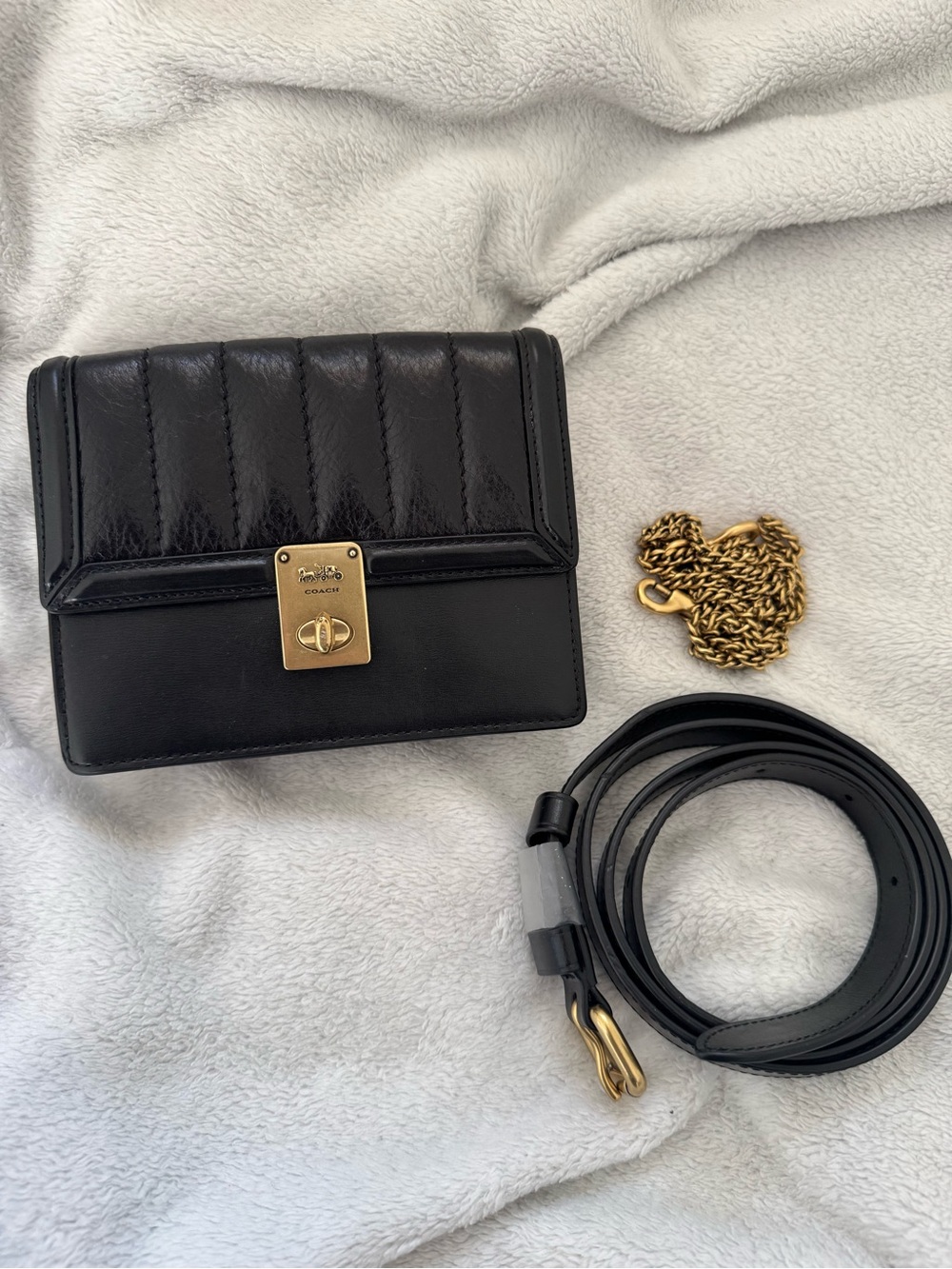 Coach Quilted Convertible Belt Bag and Crossbody